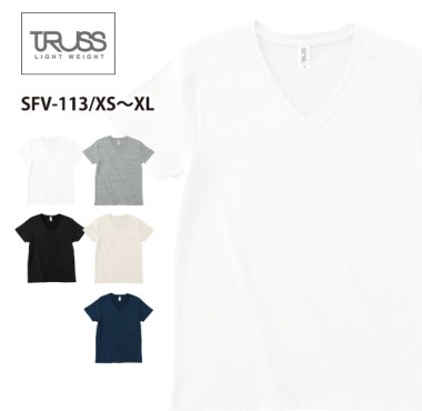 スリムフィットVネックTシャツSFV-113