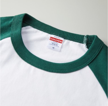 ラグランロングスリーブTシャツ(1.6インチリブ) 5048